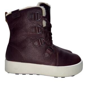 Baffin Winter Boots High Park Women's 8 Insulated Waterproof Brown Leather